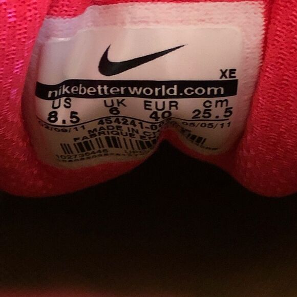 NIKE Womens Air Max Limitless Running Shoes Gray Pink 454241-003 Size 8.5 - Picture 7 of 7